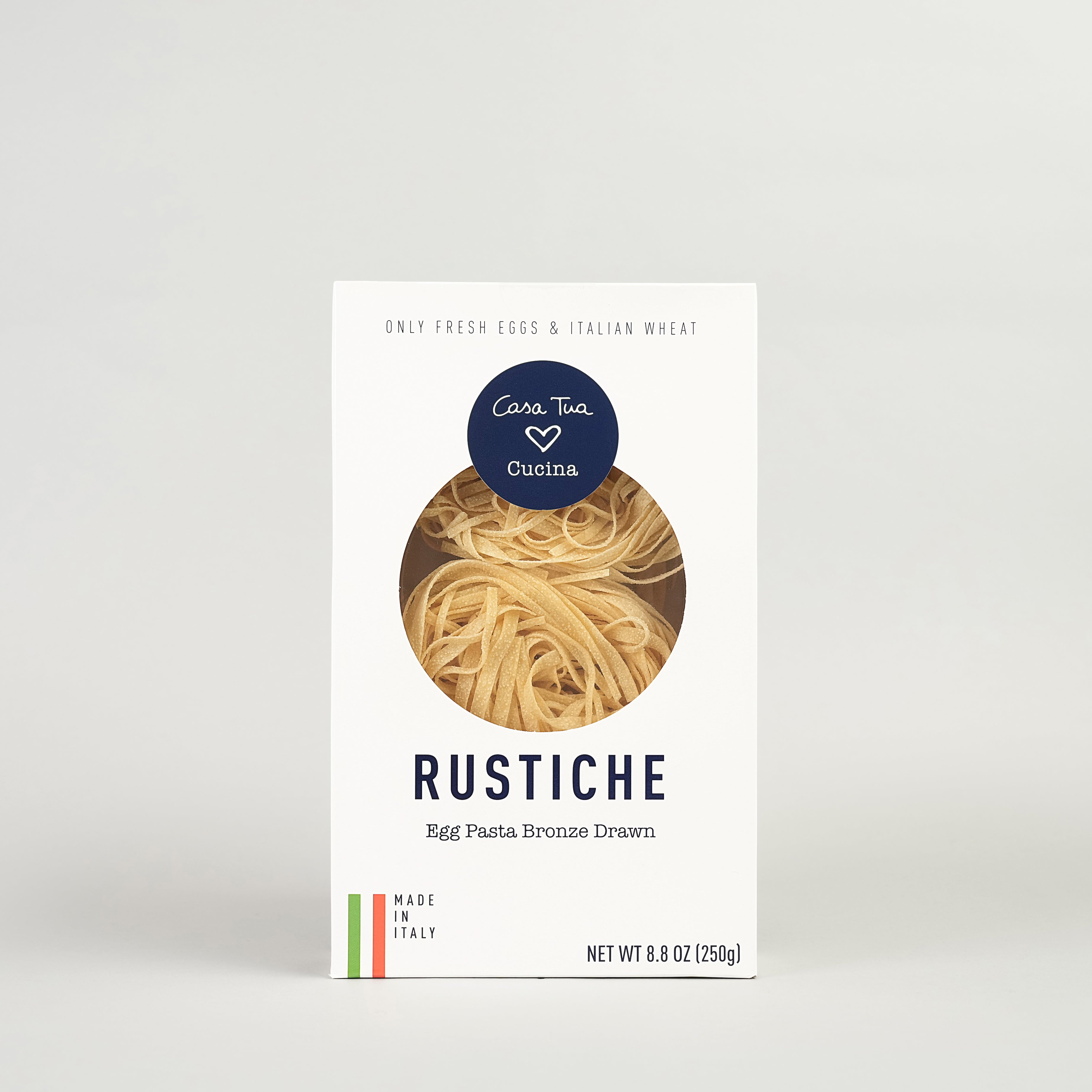 Artisanal egg pasta RUSTICHE - 8.8oz.