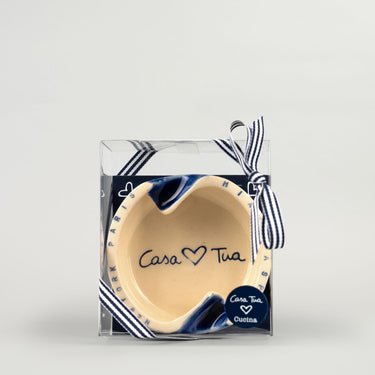 Handmade Ashtray Casa Tua blue beige